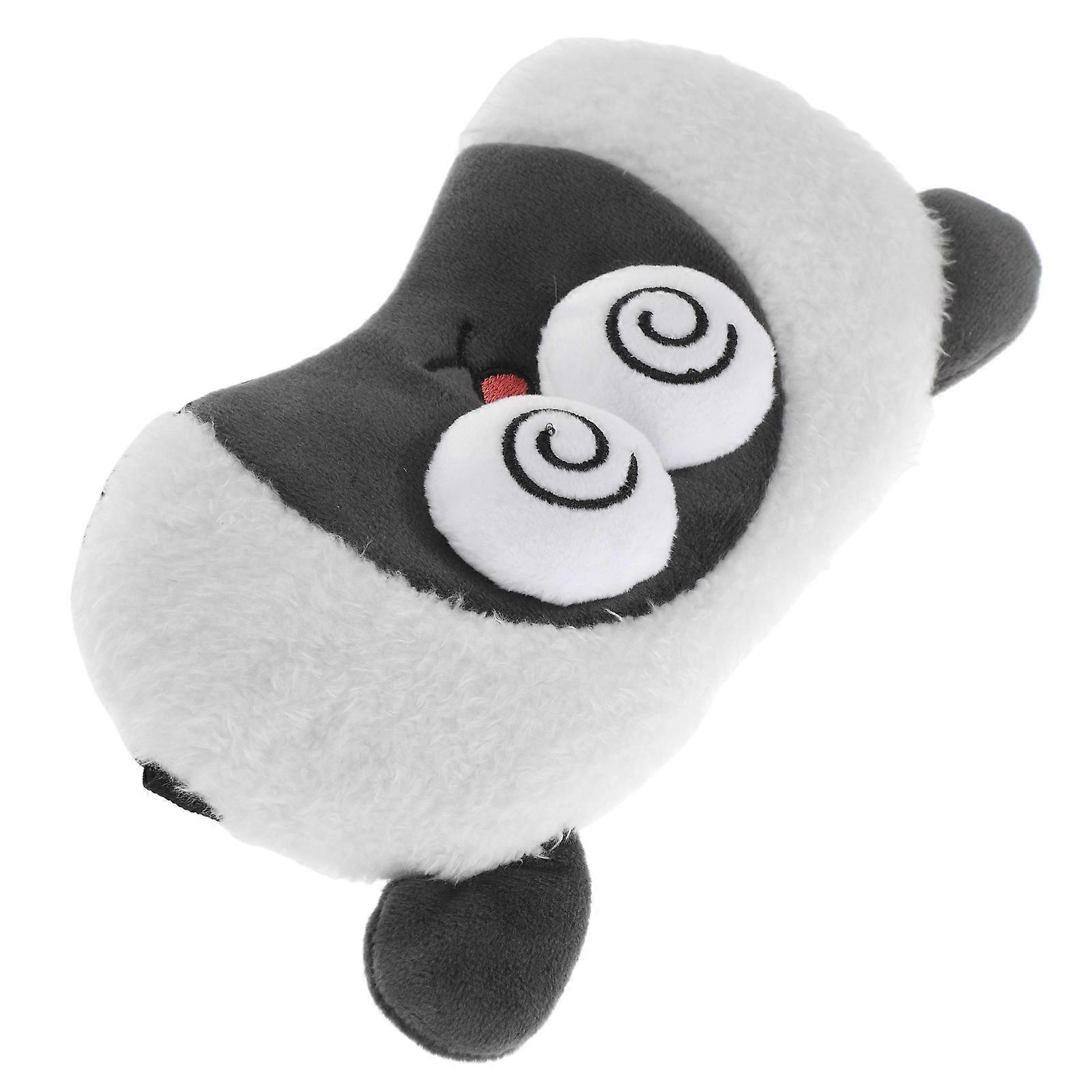 Cute Plush Sleep Mask with Adjustable Straps for Relaxation 5Pcs Set