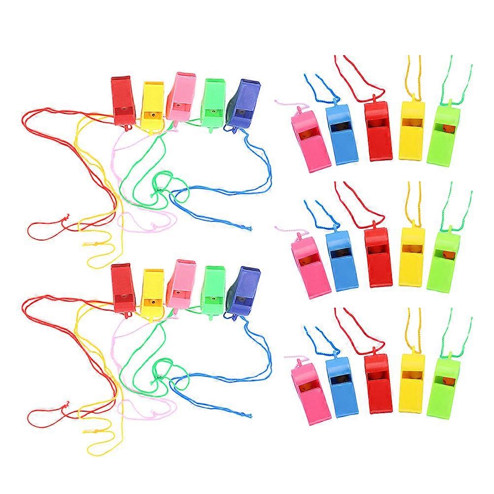 Referee Plastic Whistle For School Athletes Sports Meeting Rectangular Shape 300 Pcs