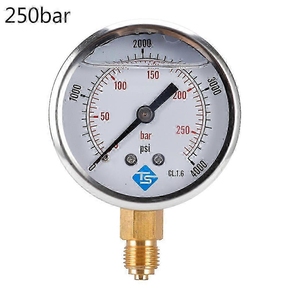 Μετρητής πίεσης διπλής κλίμακας Μετρητής κλήσης Μετρητής αερίου αέρα πετρελαίου νερού 1/4in Bsp