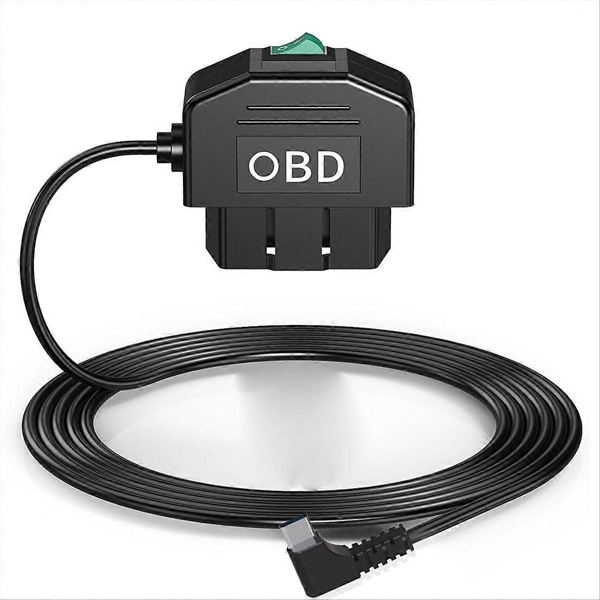 Dashcam-OBD-Hardwire-Kit mit OBD-Stromkabel 12–24 V auf 5 V/3 A