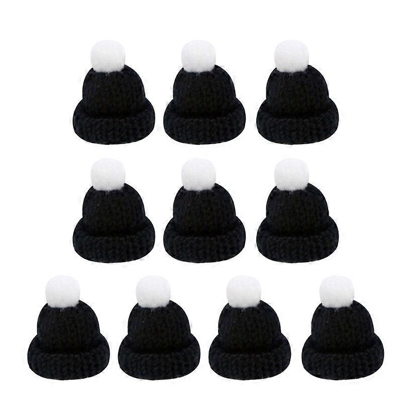 Set of 10 Christmas Knitted Hats for and Party Decorations House
