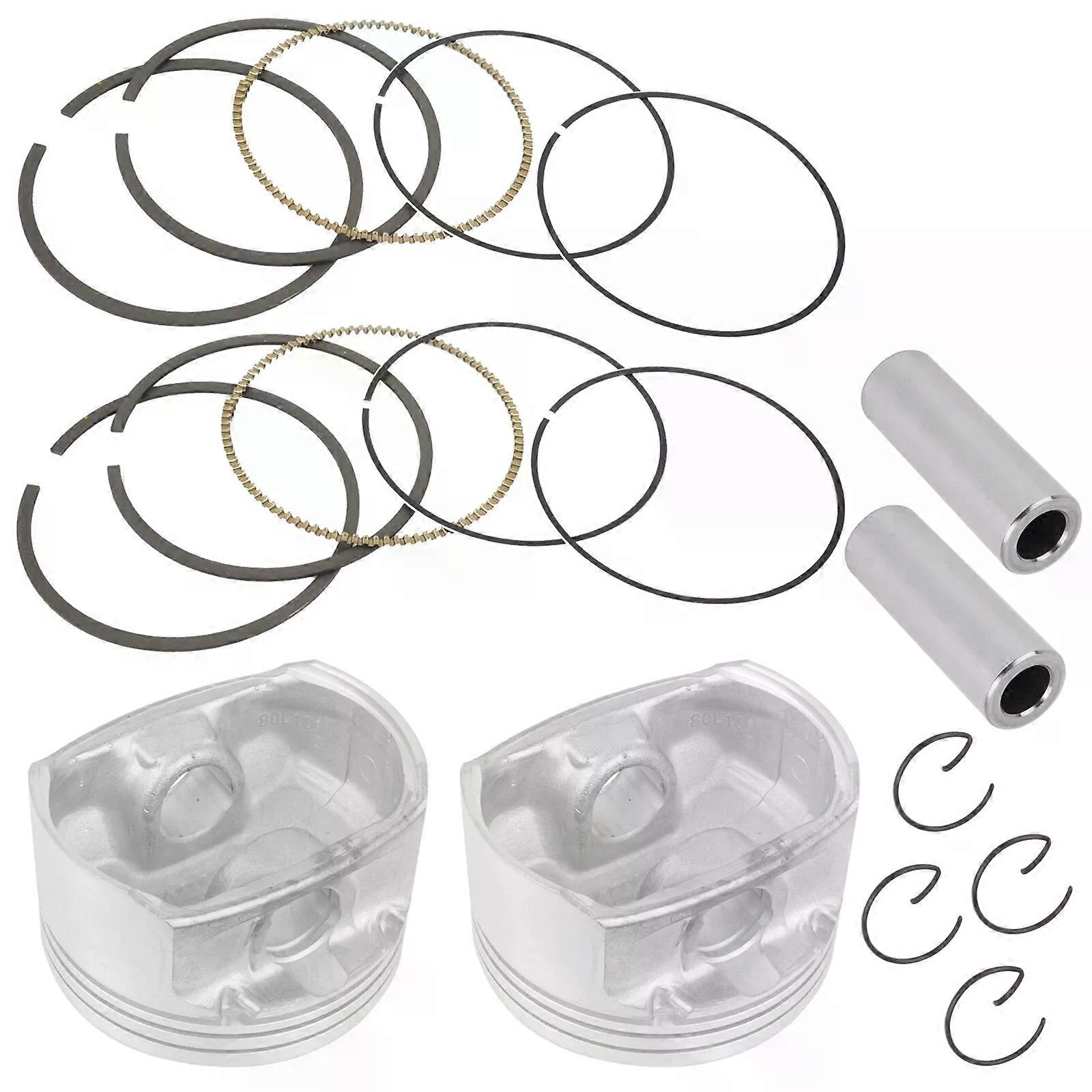 2 Aluminium Cylinder Piston Kit for Polaris Ranger Crew 800 4X4 EFI 2010-2014 NO.58616