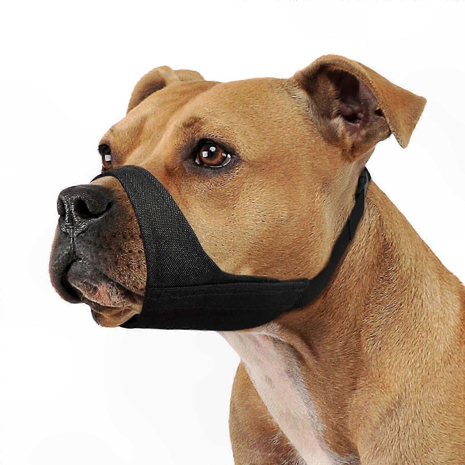 Soft Muzzle for Bully Breeds, Anti-Bite Protection for Medium to Large Dogs
