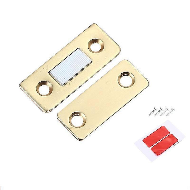 5ペア超薄型目に見えない磁気ドアストッパー引き出しマグネットキャッチネジ付き