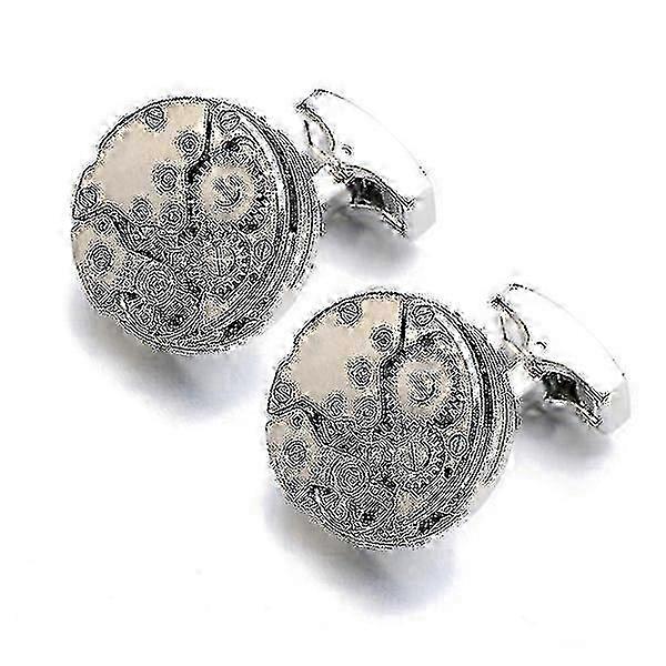 Men's Watch Movement Cufflinks - 2 Piece Set