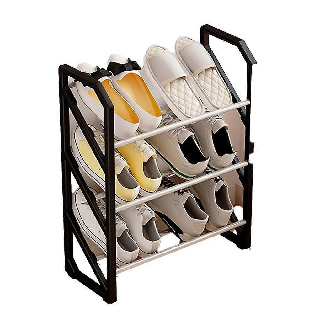 Compact X Shape Shoe Rack Multi Layer Design for Home Organization