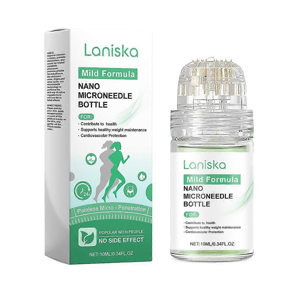 10ml Nano Micro Needle Fat Reduction Essence Roller for Body Shaping and Improved Skin Absorption Portable Home Care Tool