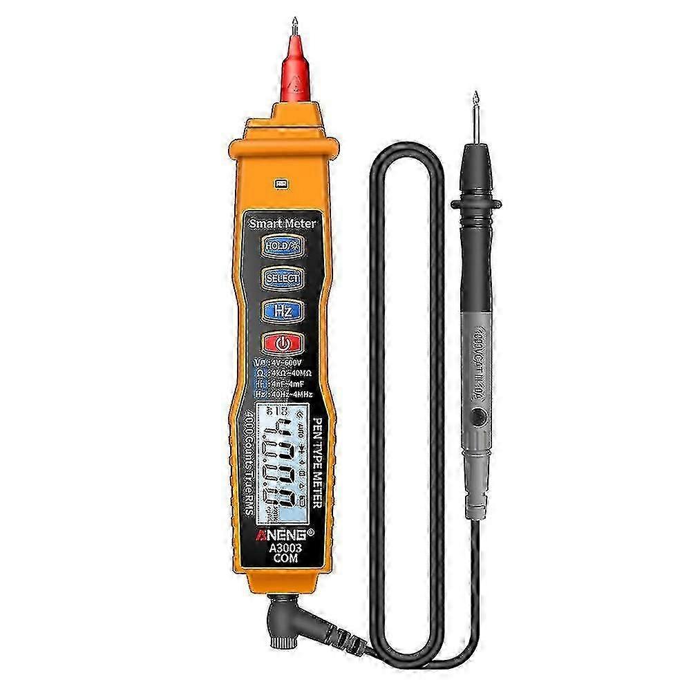 Pen Multimeter 4000 Counts Non-Contact AC/DC Voltage Resistance Capacitance Tester