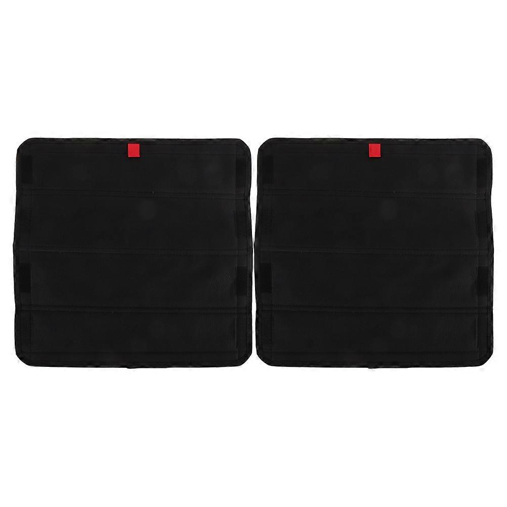 Rv Skylight Shade for Privacy Protection 2Pcs Foldable Black Cover