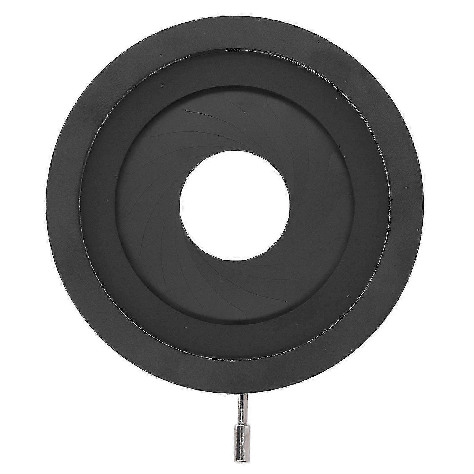 2‑50mm Aluminum Alloy Manual Aperture Adjustable Mechanical Iris Diaphragm for Cameras Microscopes Optical Instruments