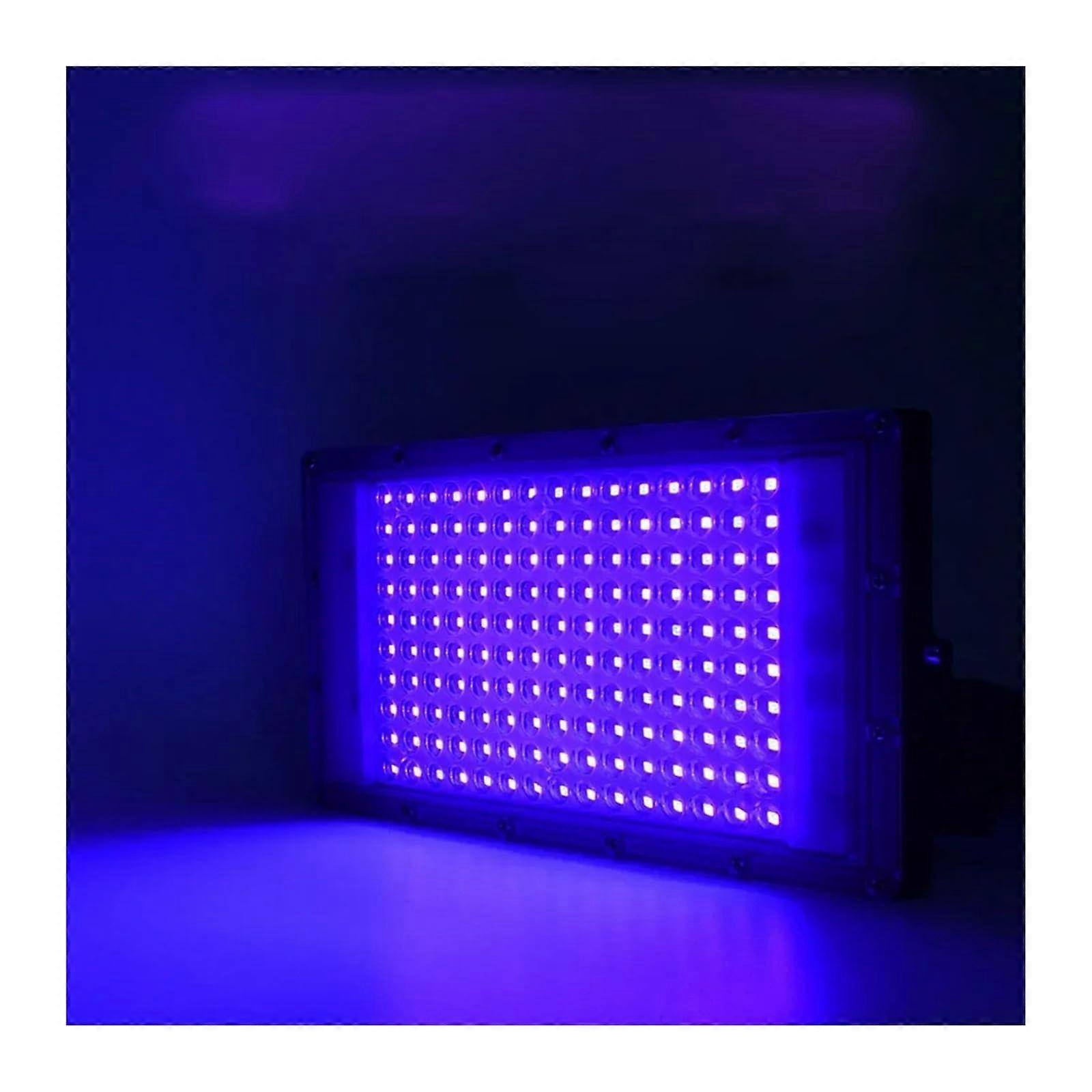 100W LED Blacklight UV Curing Lamp 395nm for Shadowless Glue and Green Oil Resin Curing, DIY Projects
