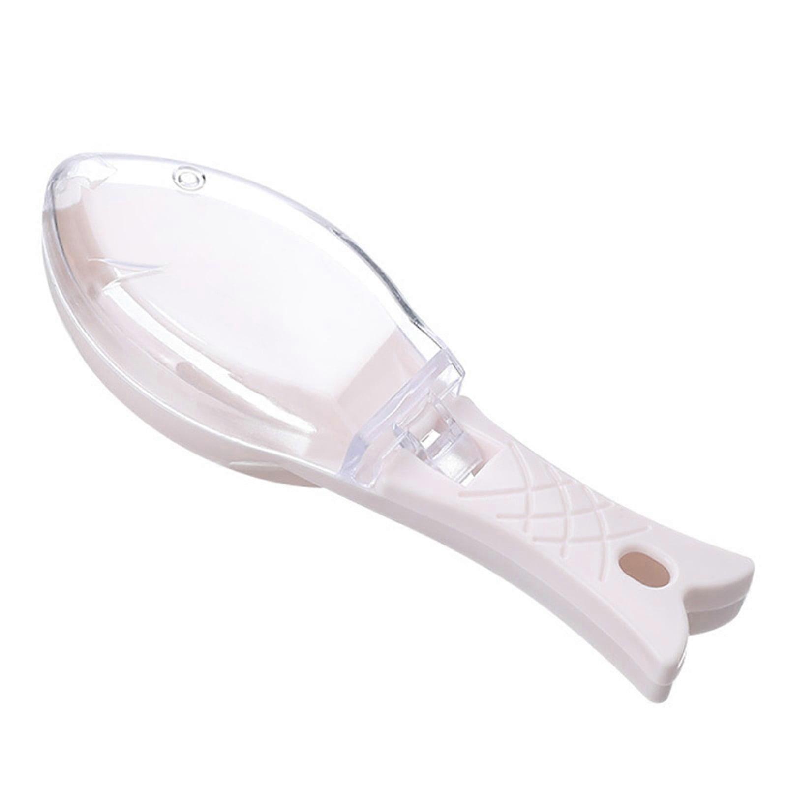 Linjieee 2 Cup Measuring Cups Household With Lid Fish Scale Planer Manual Fish Scale Machine To Beat Fish Scale