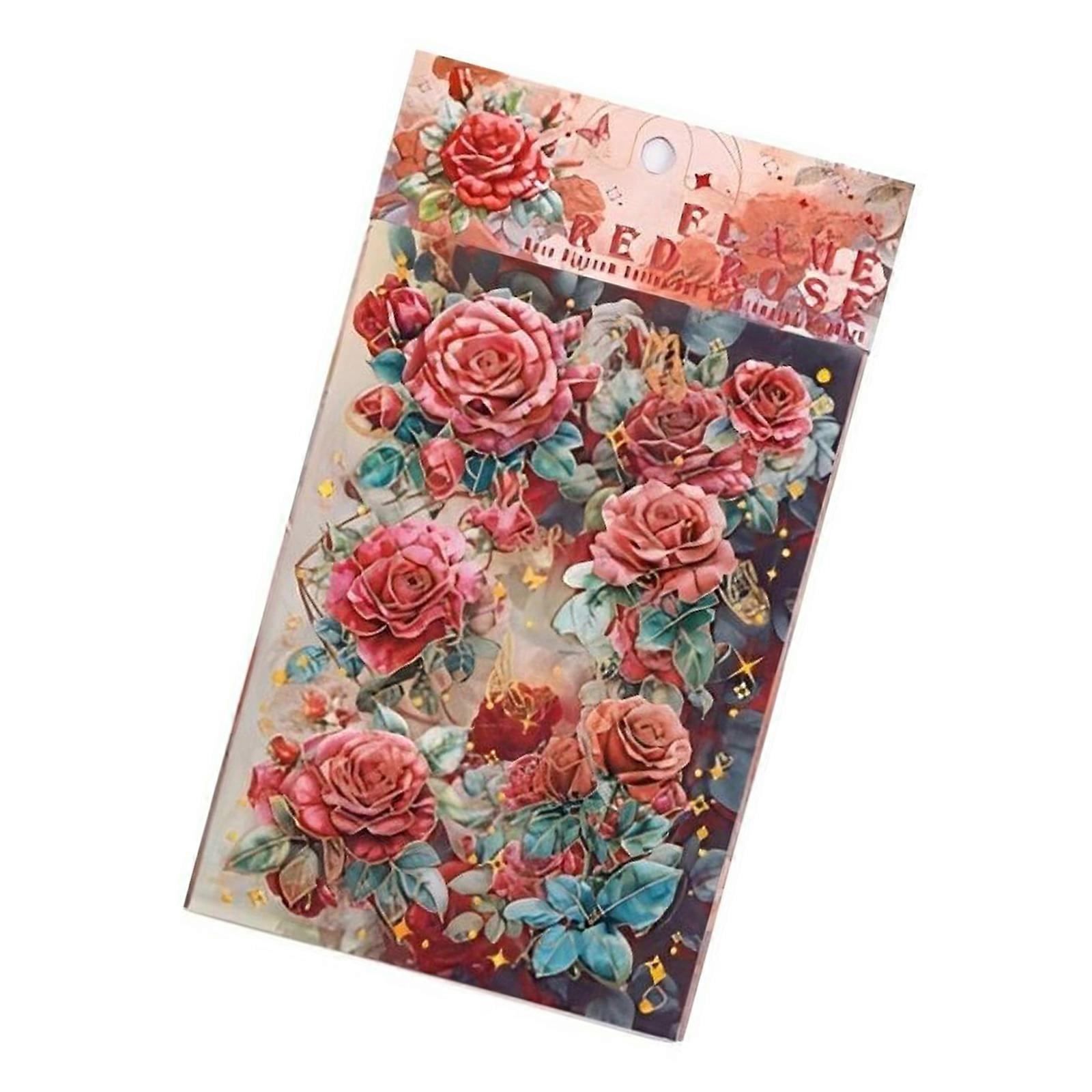 Artistic Embellished Stickers For Smartphones Water Resistant Adhesive Sheets Perfect For Journal Customization Multicolor