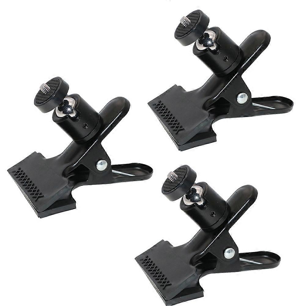 Tripod Camera Mount Clip Spring Tripod Flash Reflector Holder Ball Head for Backdrop Camera Light Stand DSLR Camera