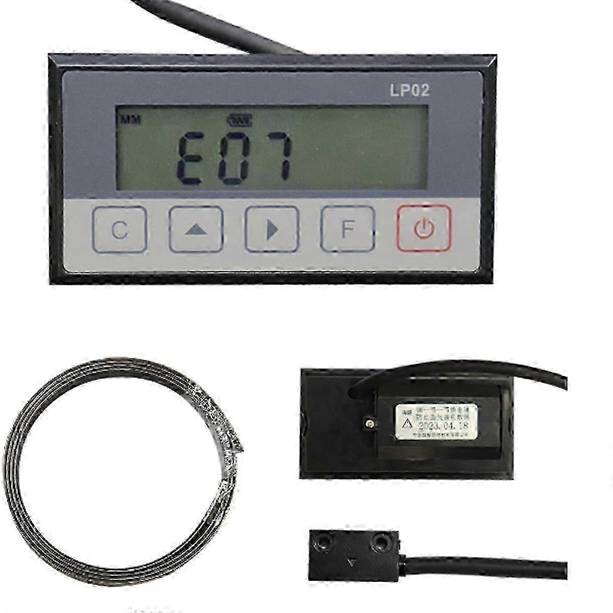LP02 Magnetic Scale Magnescale with 1m Magnetic Tape DRO High-Precision Displacement Measurement Ins