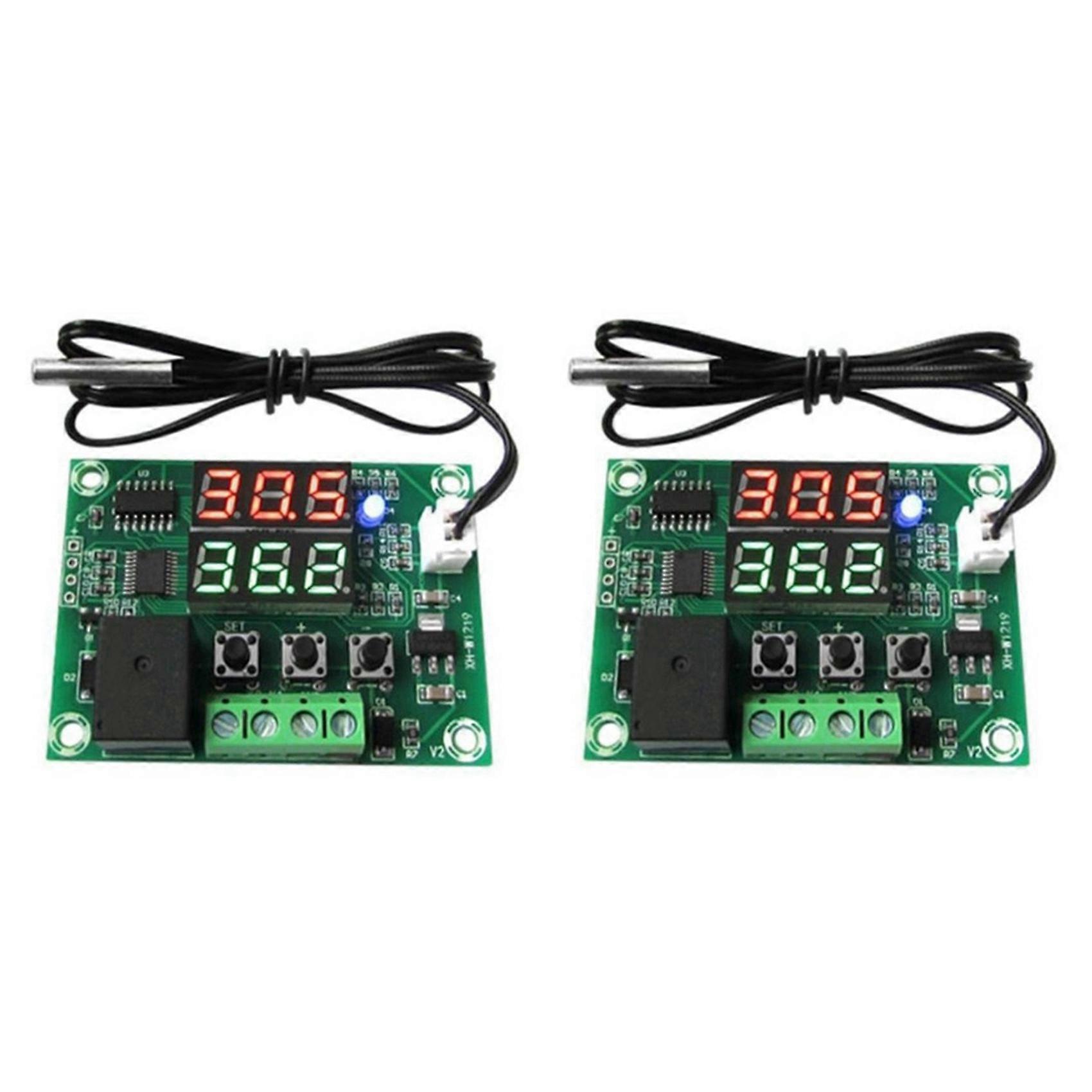 2X DC12V XH-W1219 High Quality Sensor Switch Regulator Sensor Module Temperature Controller Thermost