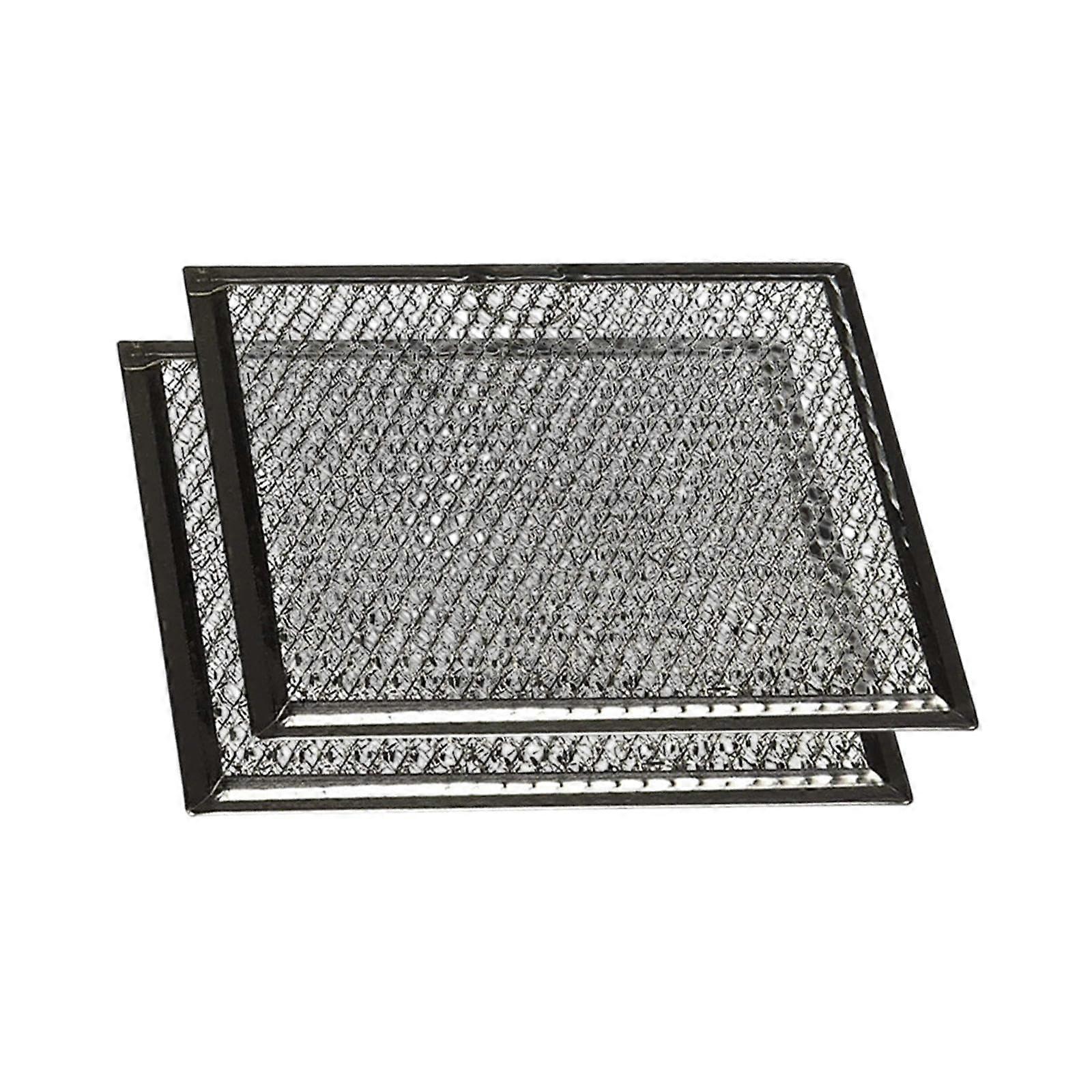 2Pcs Microwave Grease Filter Replacement Aluminum Mesh for Over the Range Microwave Oven