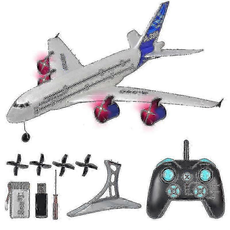 Remote Control A380 RC Airplane Fixed Wing 3CH 2.4G RTF Toy for Kids