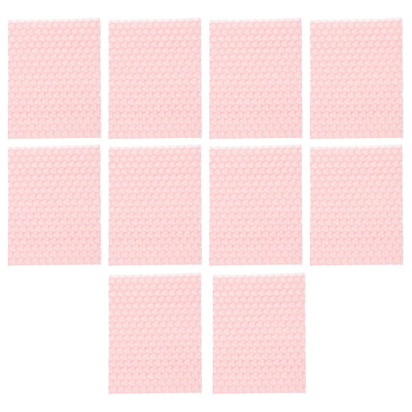 Bubble Bags Protective Envelopes for Small Business 10Pcs Pink Heart Pattern