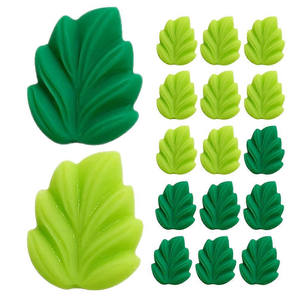 Leaf Push Pins Resin Decorative Thumb Tacks for Office Use 20Pcs Assorted Color