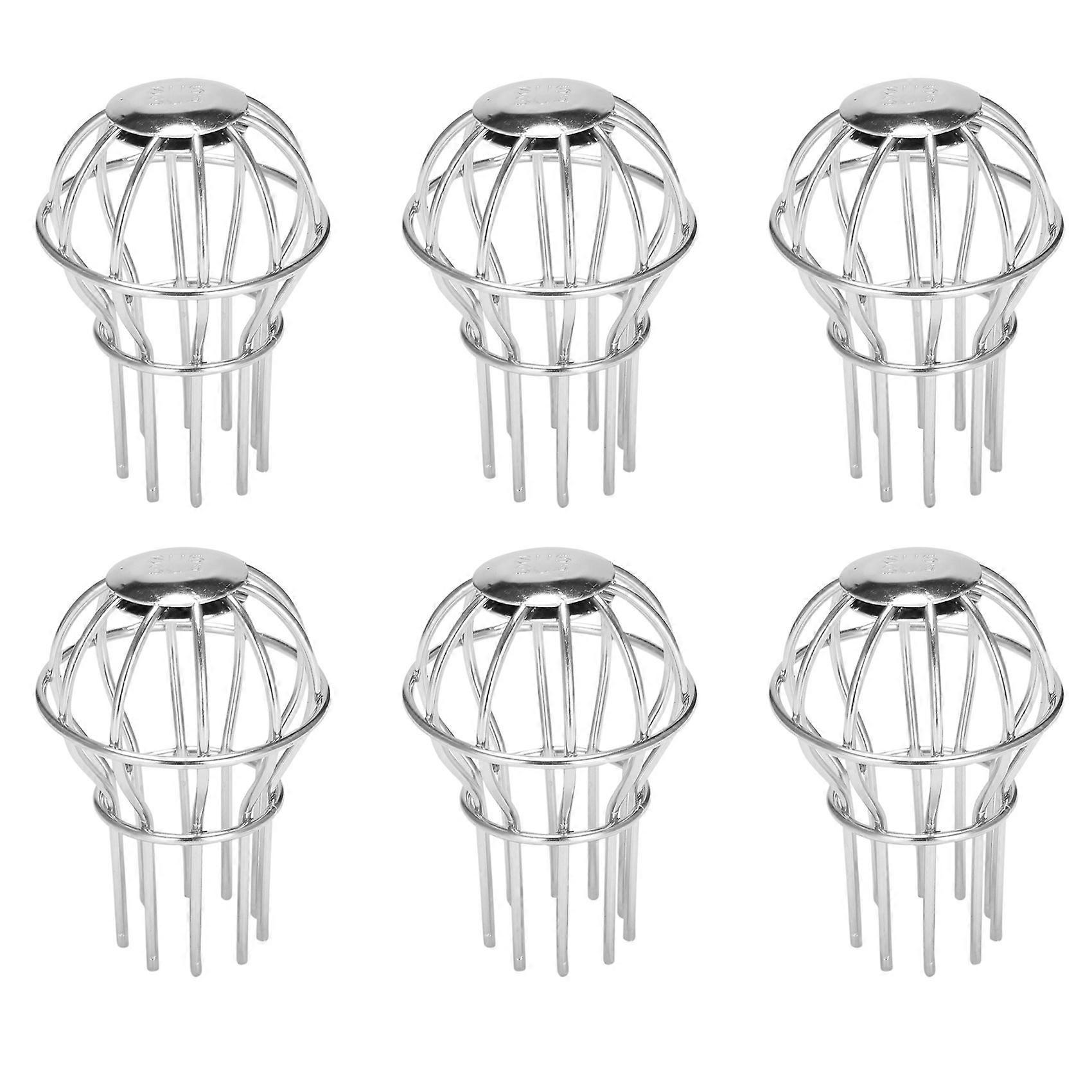 6X Drain Outdoor Roof Anti - Blocking Line Cap Round Net Cover Drainage Floor Line Leak Gutter Guard Filter-50