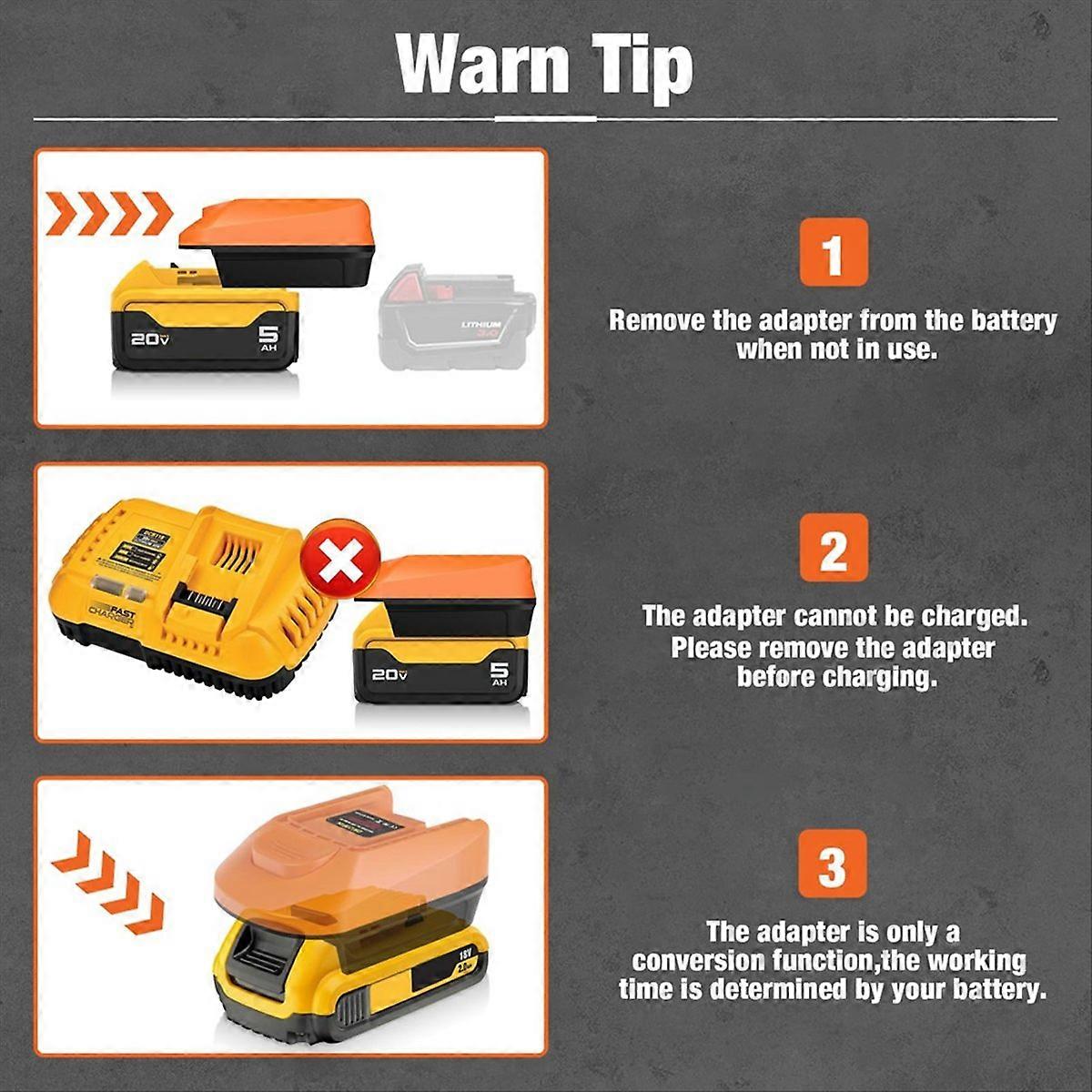 Adapter Use for 20V&for Battery Convert