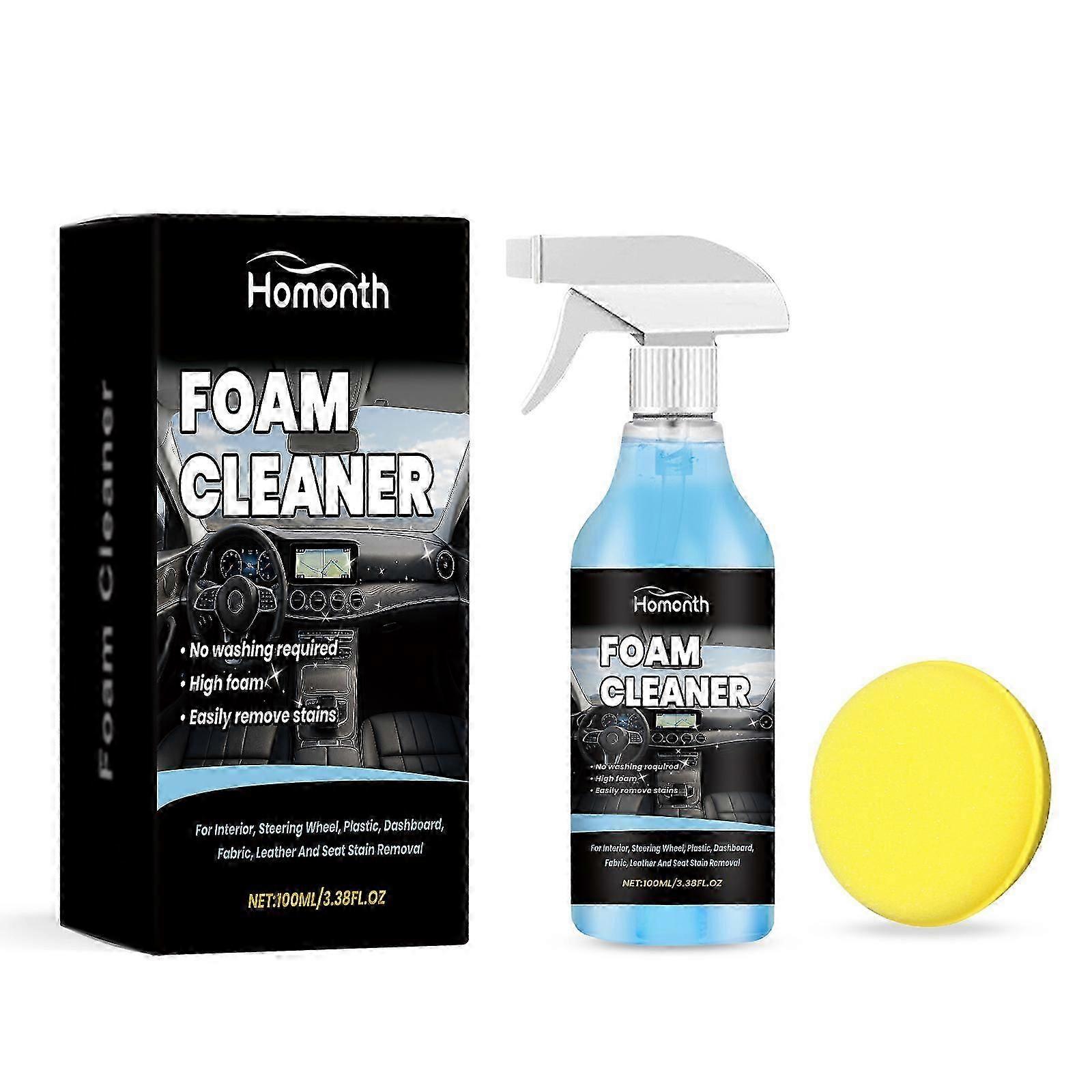 Universal Car Interior Cleaning Spray - Gentle Decontamination for Leather, Fabric & Plastic
