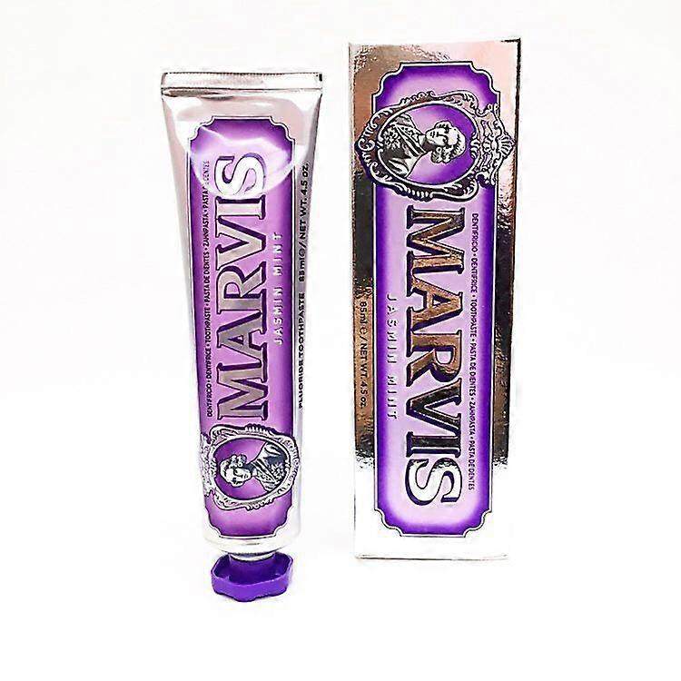 Peppermint toothpaste, breath freshener, whitening toothpaste, purple toothpaste