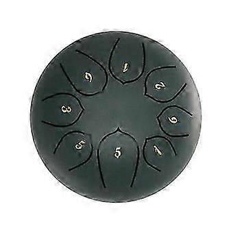 Tambur de ploaie pentru grădina exterioară, tambur de limbă din oțel clopot de ploaie 3 inci tambur cu 6 note