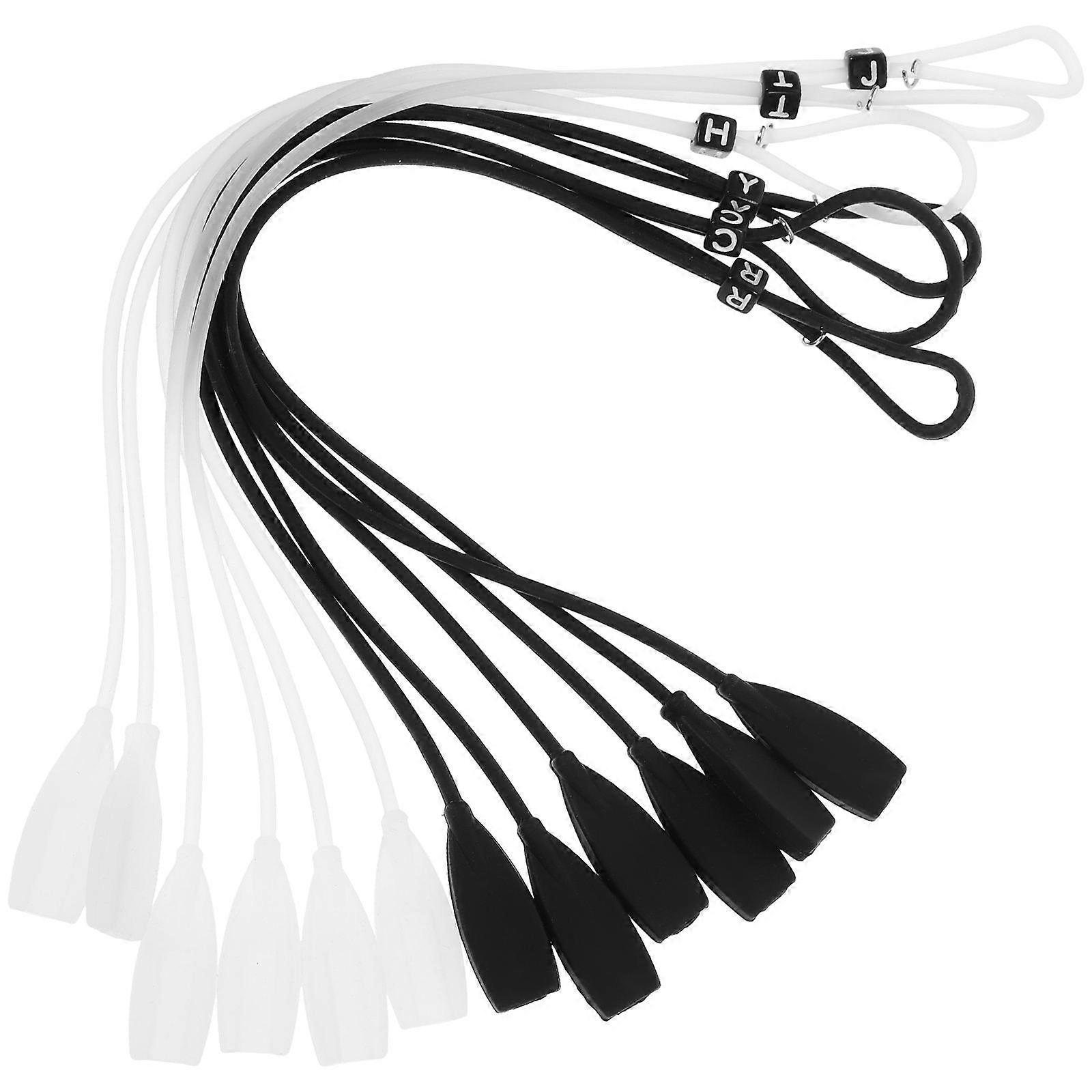 12Pcs Silicone Glasses Straps for Adjustable Comfortable Eyewear Retainer