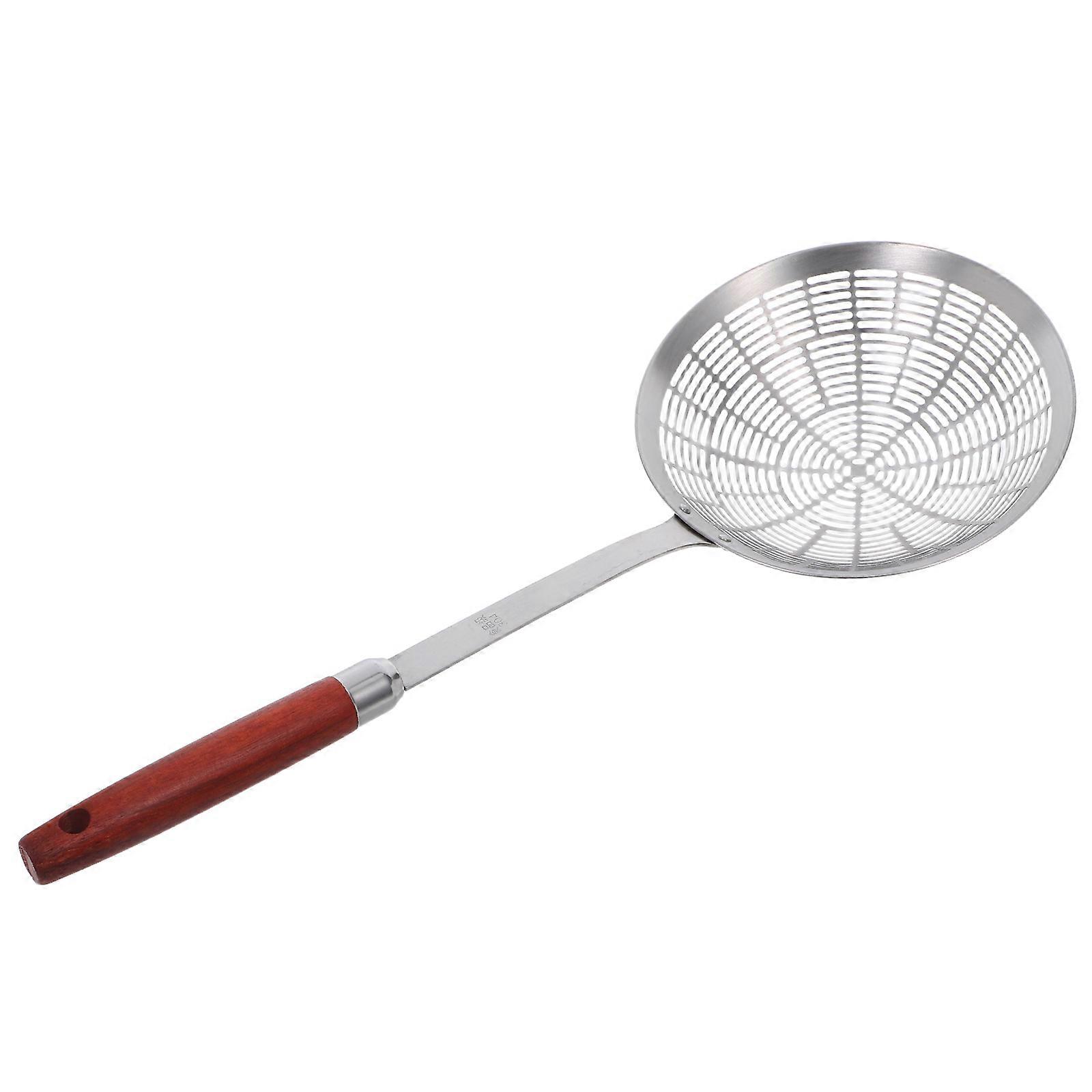 Kitchen Colander Stainless Steel Strainer Spoon for Cooking Portable