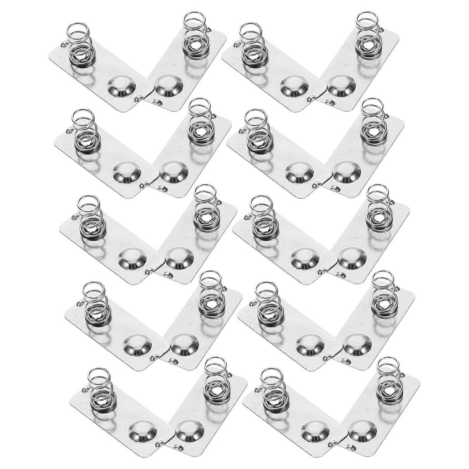 Electric Battery Connector Spring 20Pcs for Aa Battery Contact Plate