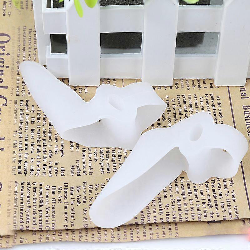 Pexmen 2/4Pcs Gel Bunion Corrector Toe Separator Spacer Toe Straighter for Hallux Valgcom Overlapping Hammertoe Protector