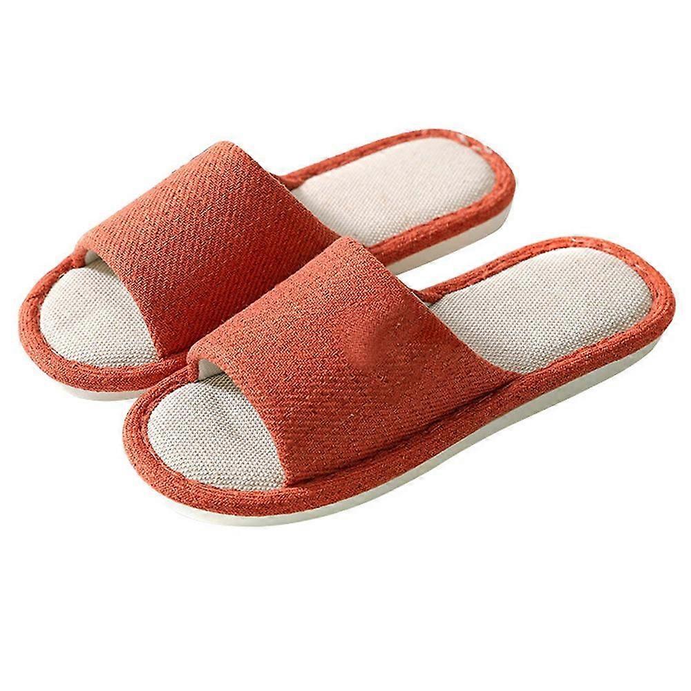 Open toe slipper with memory foam, soft indoor slipper for comfort
