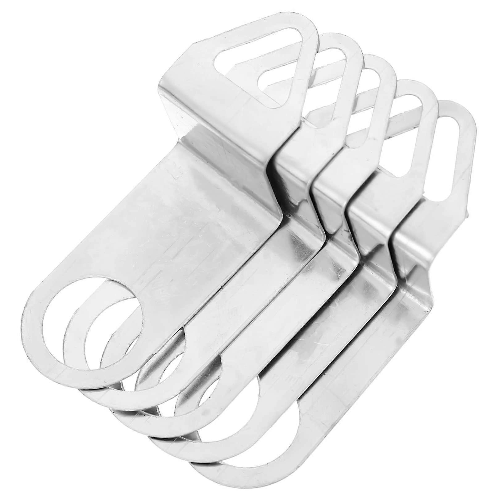 5pcs Wall Clock Hanging Hooks Replacement Parts, RustResistant Metal, Easy DIY Install