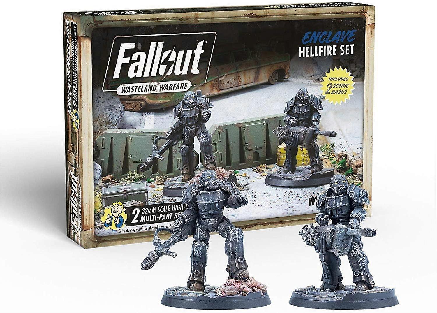 Fallout Wasteland Warfare - Enclave Hellfire Set