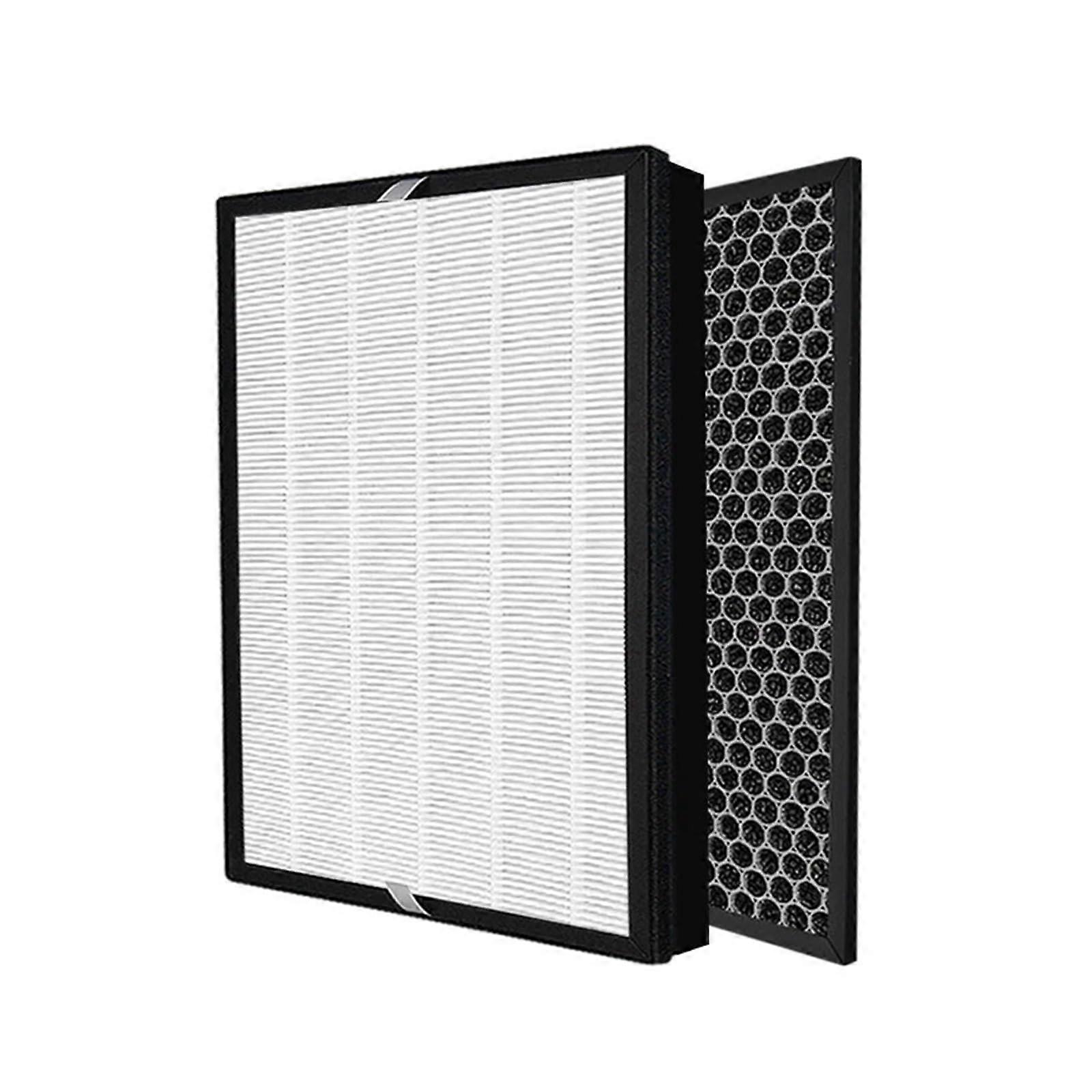 HEPA Air Purifier Filter for Sharp KCA50 KCA60, Carbon Replacement Filter 2 Pack, Easy Install