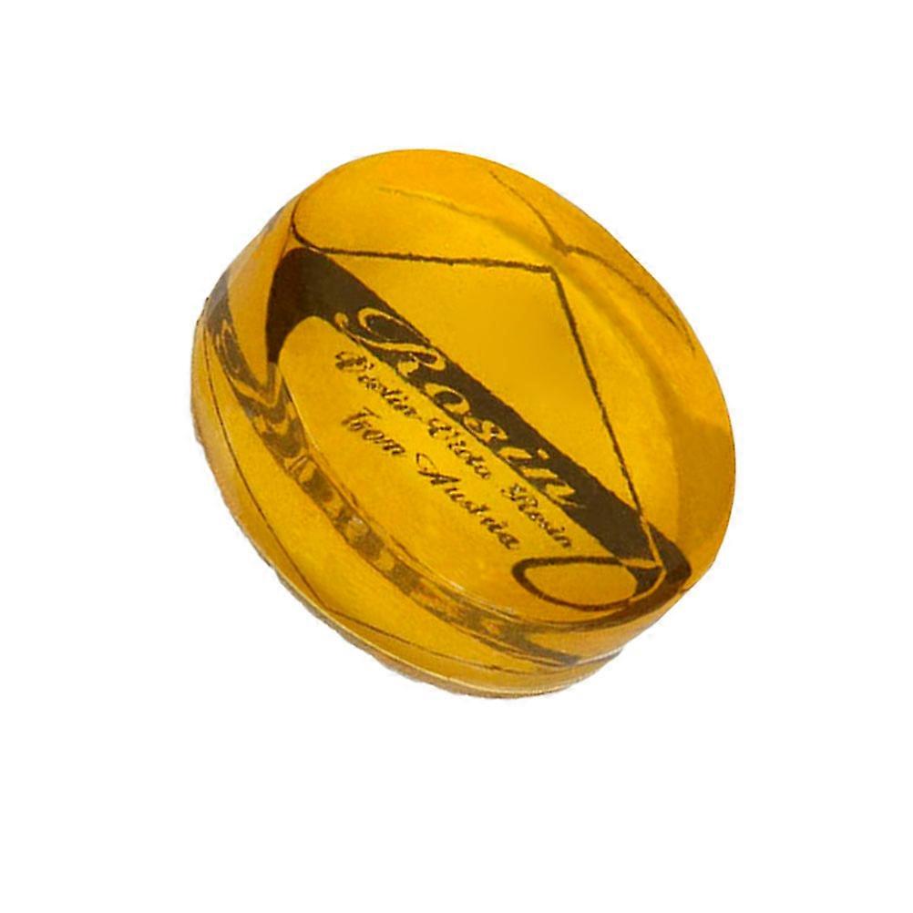 Viola Strings Rosin Strong Adhesion Good Friction For Bowed String Instruments Transparent Yellow 1Pack