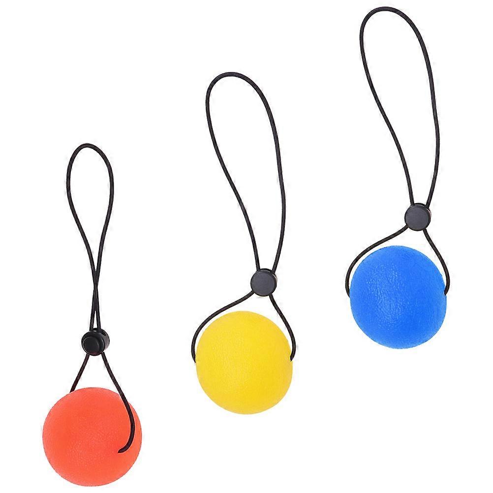 Exercise Balls for Hand Grip Strength 3Pcs Silicone Decompression Balls