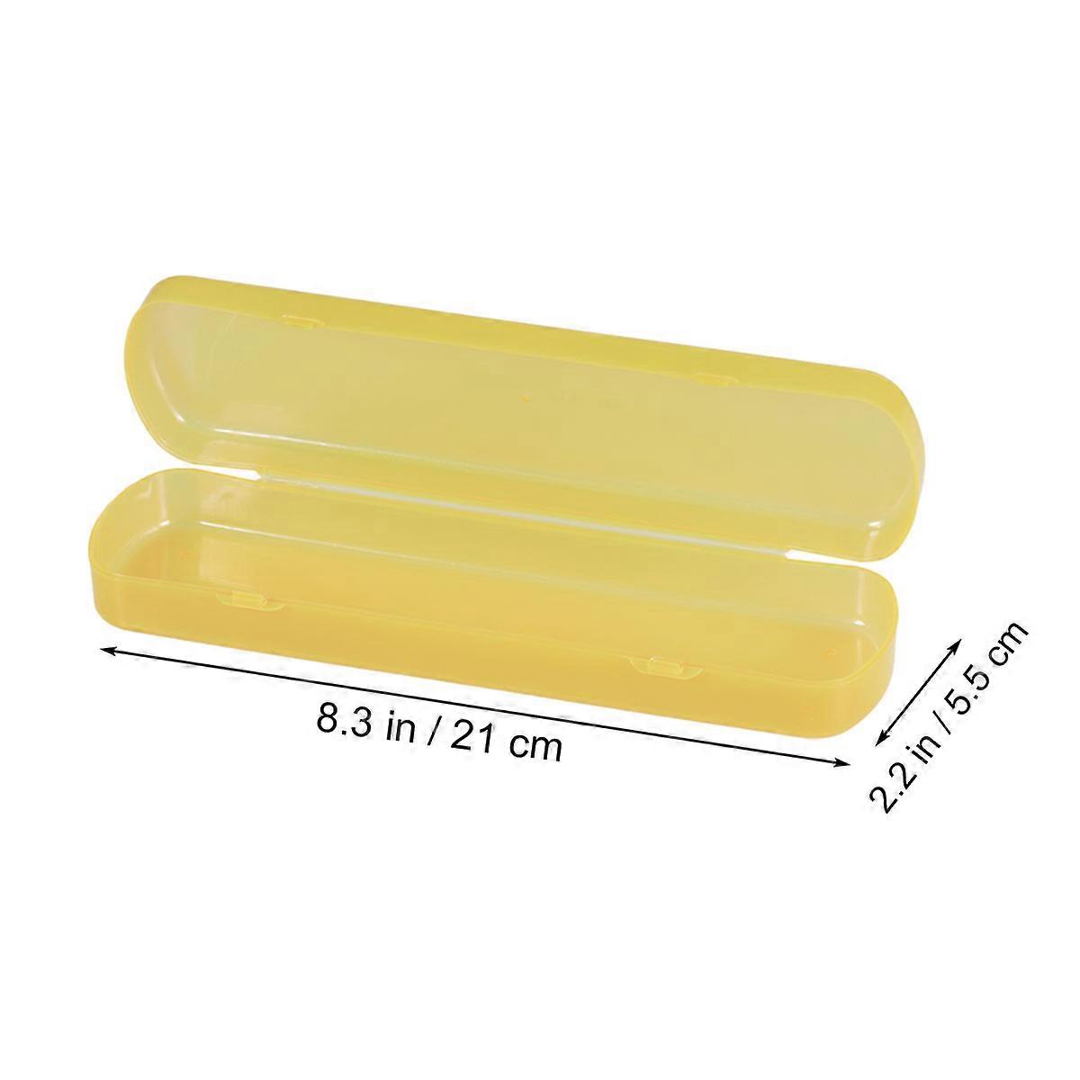 Toothbrush Case for Travel 1 Portable Toothpaste Holder Rectangular