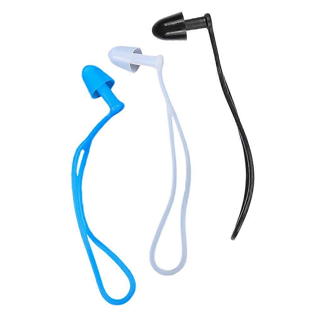 Surfing Waterproof Ear Plugs Silicone Ear Protector for Bathing 3Pairs