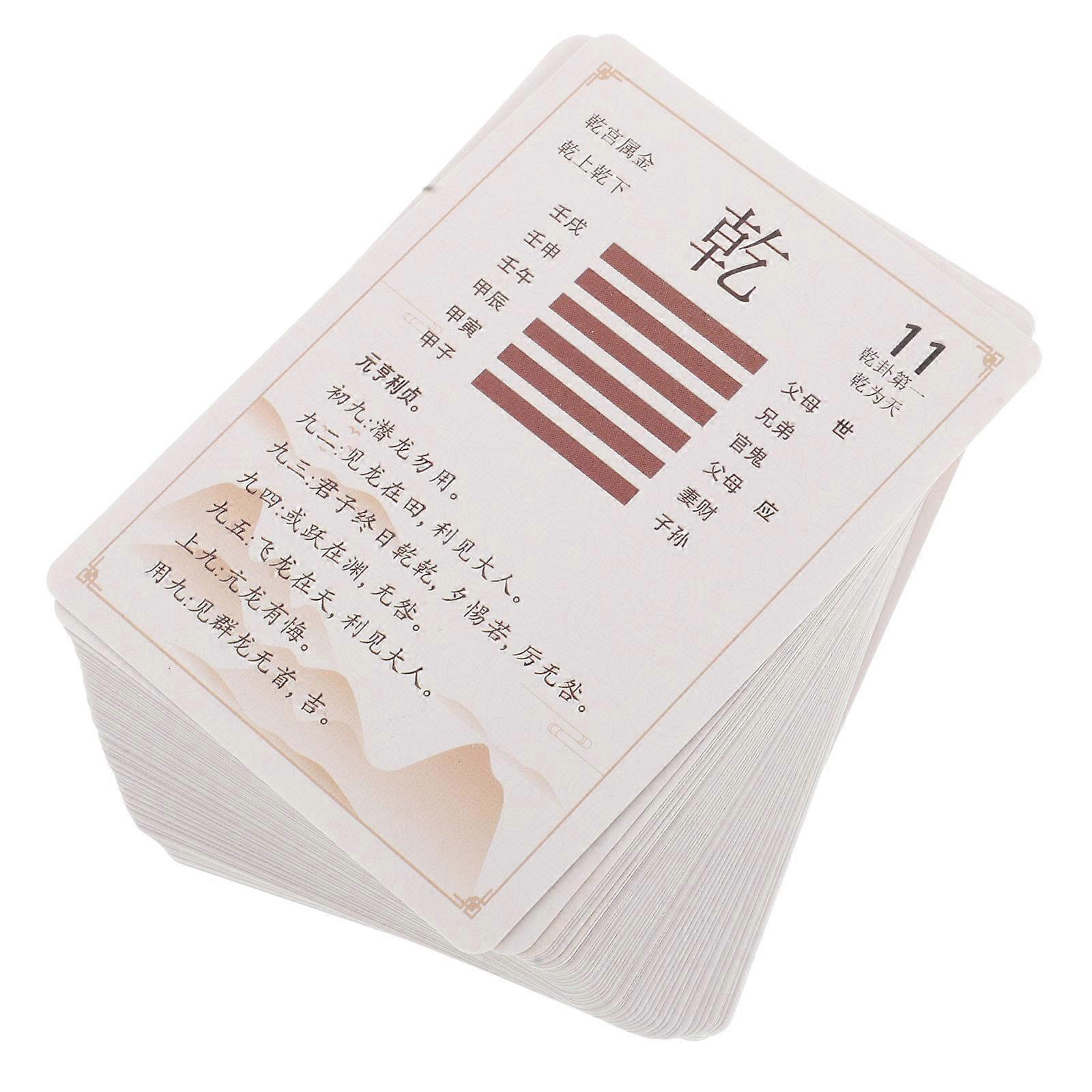 I Ching 64Pcs Card Set for Divination and Personal Growth