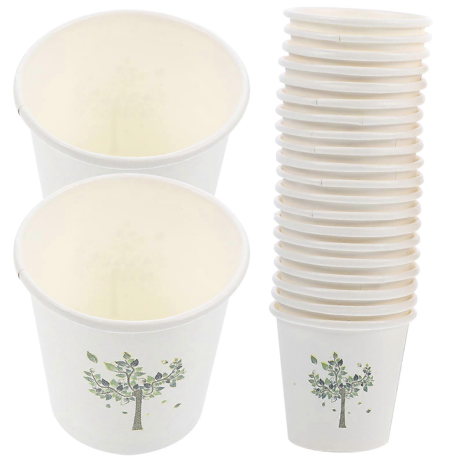 Assorted Color Trial Drinking Paper Cups for Drinking 500Pcs Disposable Cups