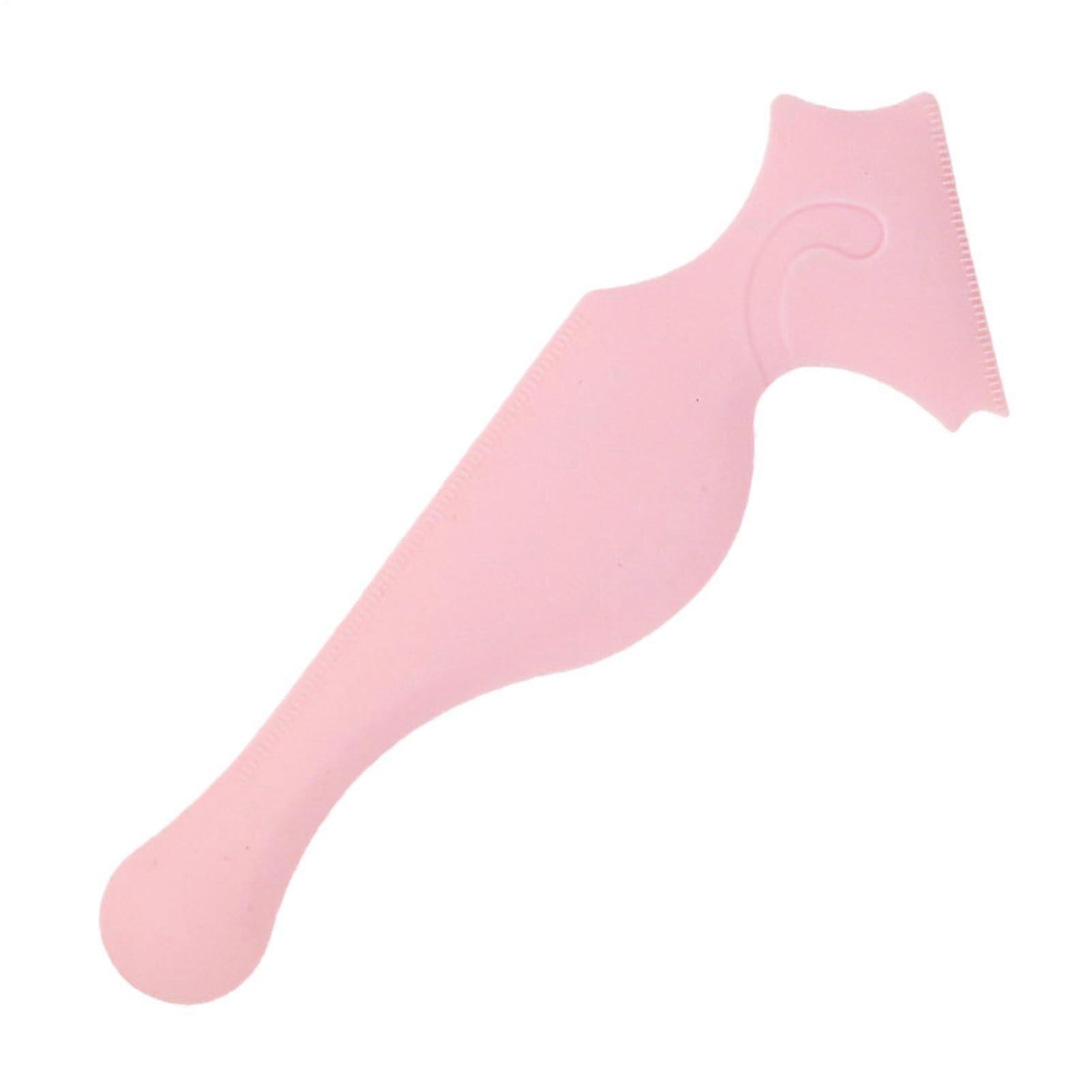 Reusable Silicone Eyeliner Stencil, Precise Winged Eyeliner Guide for Beginners, Pink Template Tool