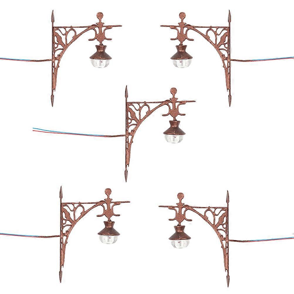 5pcs Micro Landscape Lamps Wall Lights Decorative Sand Table DIY Supplies