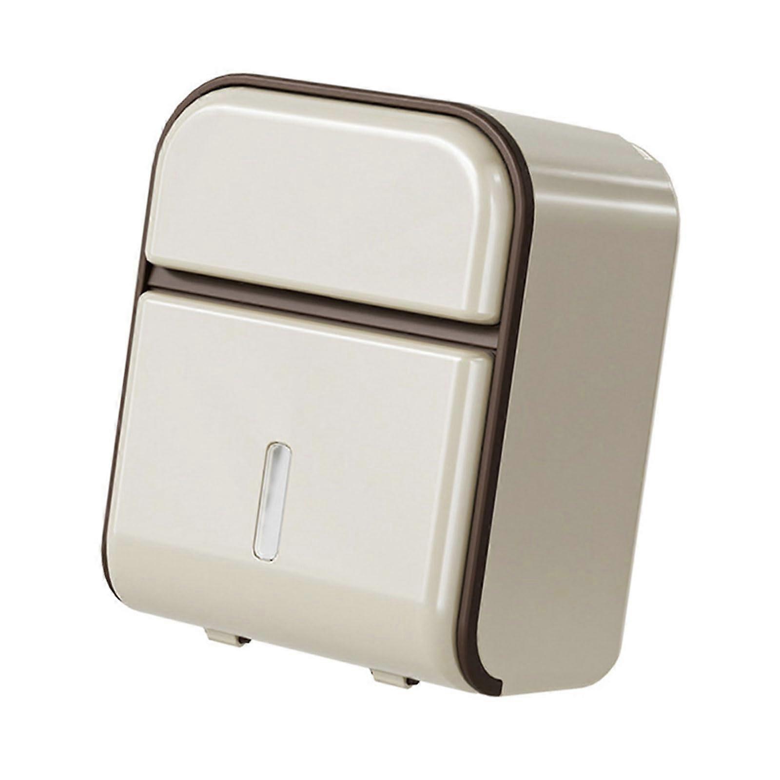 Wall Mounted Tissue Box Dispenser PP Material SpaceSaving Holder for Bathroom Kitchen Office