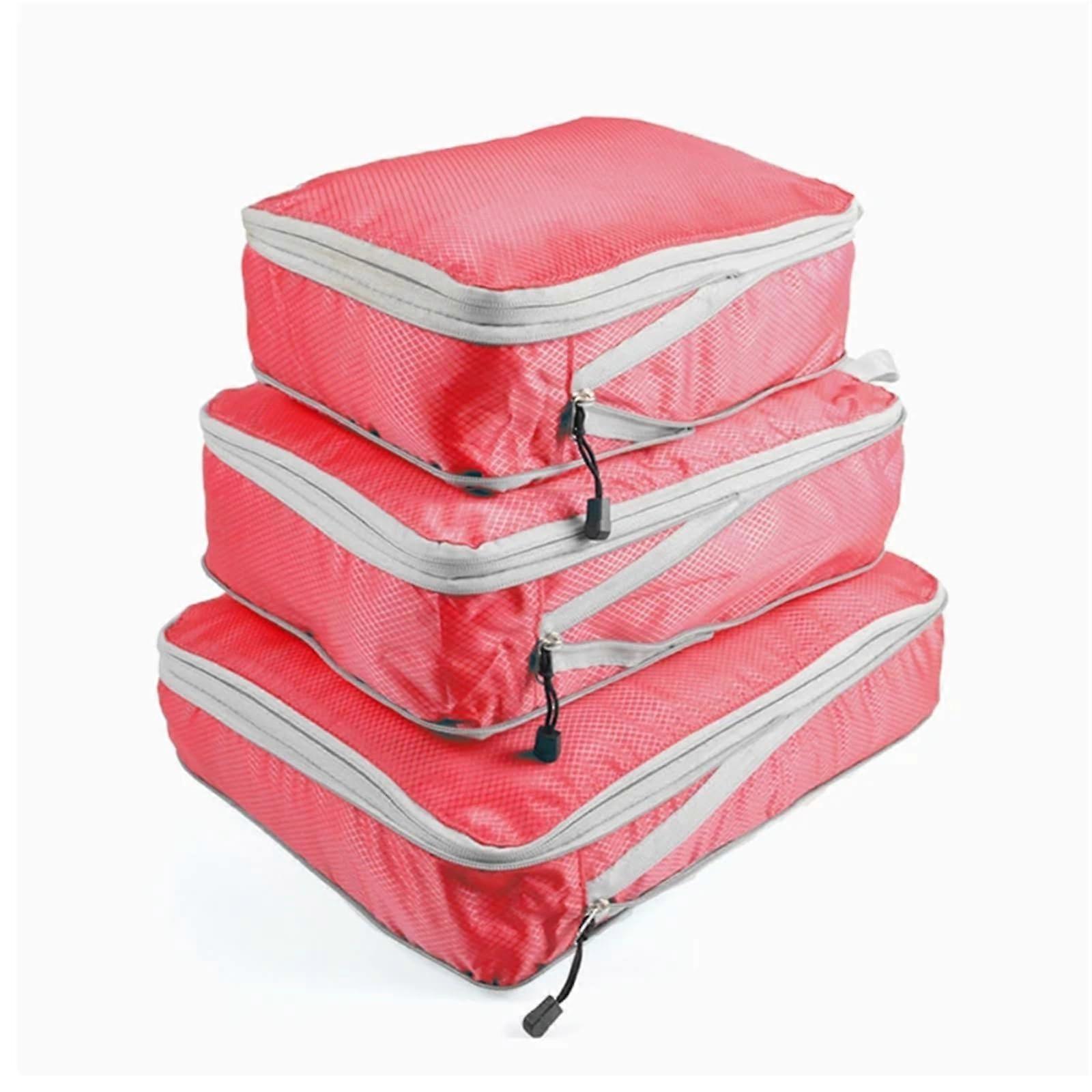 Packing Cubes 3PCS Travel Organizer Set with Lightweight TearResistant Mesh for Efficient Packing