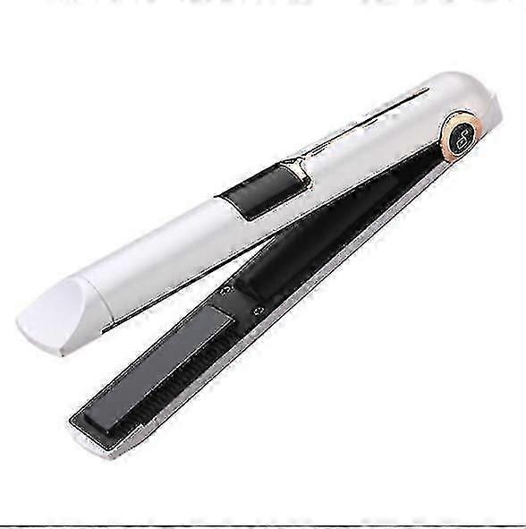 Cordless hair straightener (white)