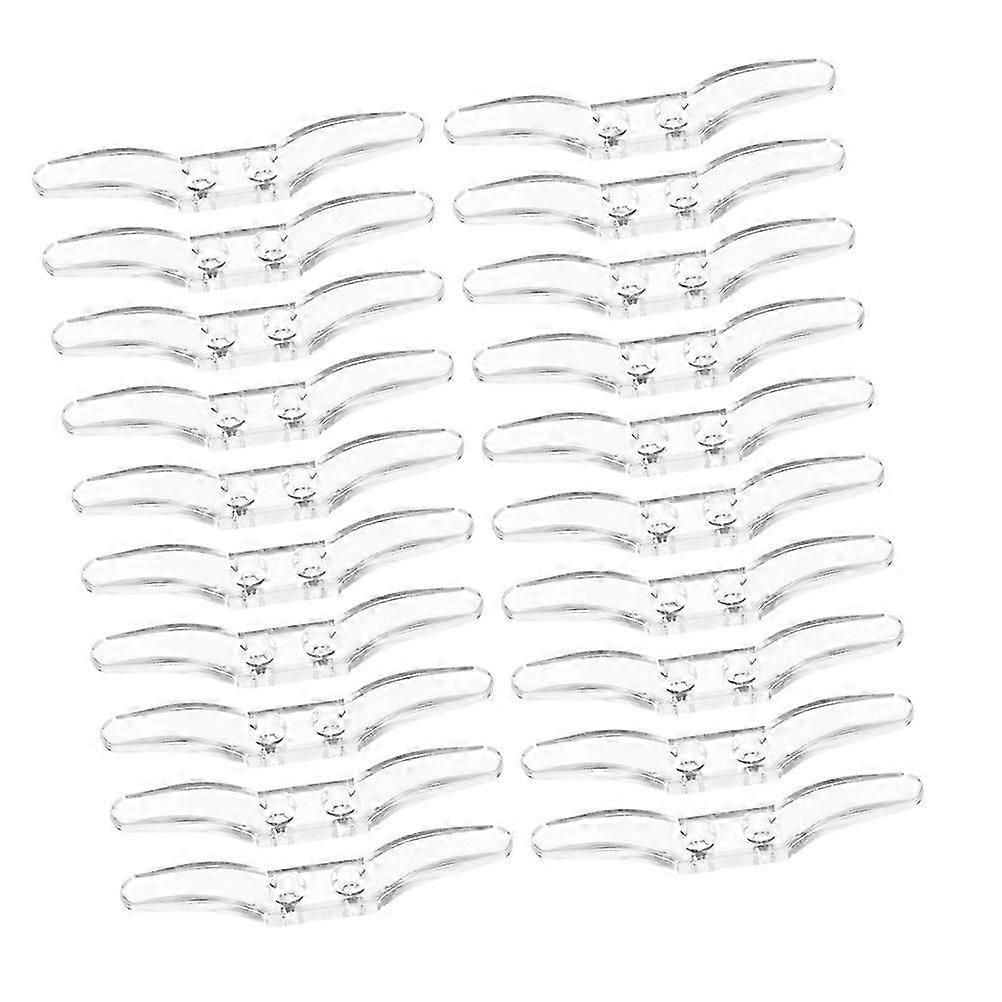 Safety Ropes Cleat Transparent Window Blind Cords Cleats for 20Pcs