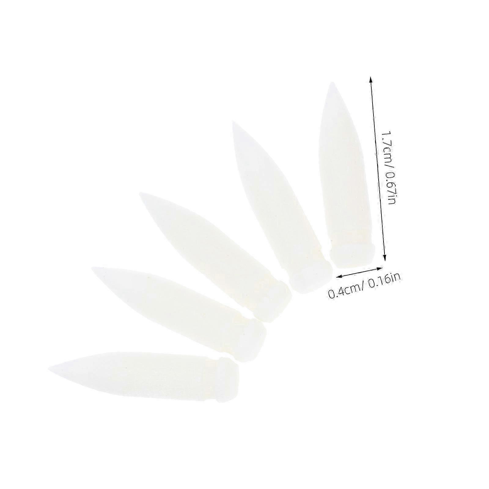 White Acrylic Paint Marker Nibs for Replacement 10Pcs Fine Tip